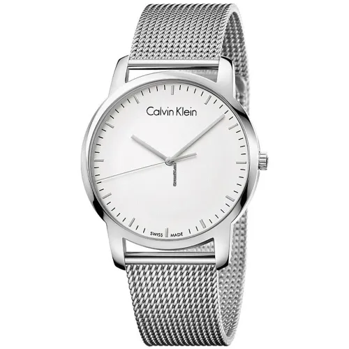 Calvin Klein , Men`s Watch - K2G2G126 - City ,Gray male, Sizes: ONE SIZE