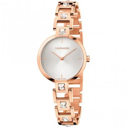 Calvin Klein , Mesmerise Quartz Watch with Stainless Steel Strap ,Brown female, Sizes: ONE SIZE