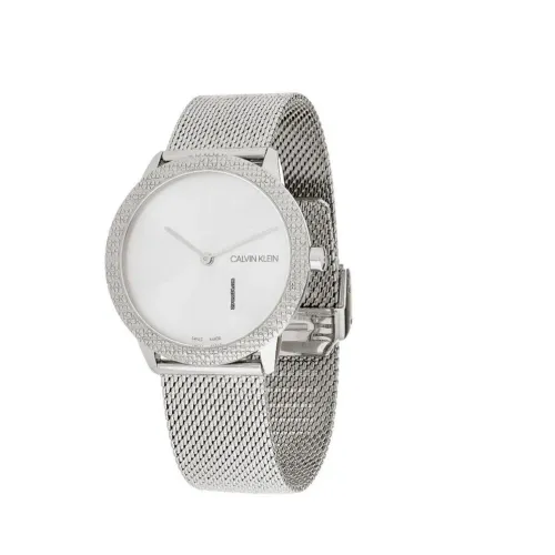 Calvin Klein , Minimalist Quartz Watch - Donna K3M22T26 ,Gray female, Sizes: ONE SIZE