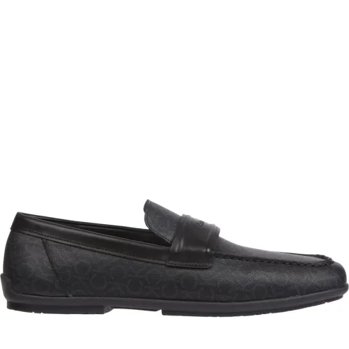 Calvin Klein , Modern Black Loafers with Luxury Touch ,Black male, Sizes: