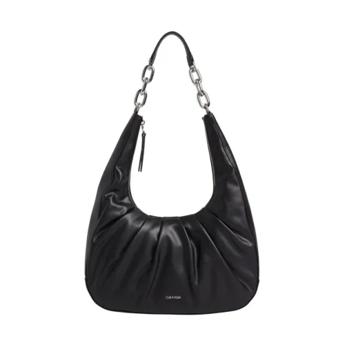 Calvin Klein , Modern Black Shoulder Bag ,Black female, Sizes: ONE SIZE