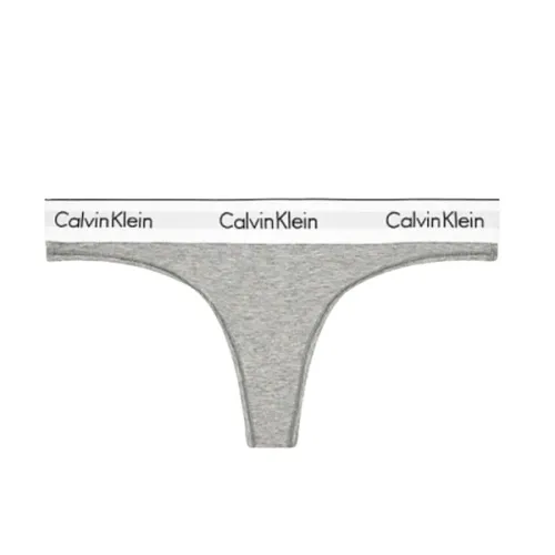 Calvin Klein , Modern Cotton String ,Gray female, Sizes: