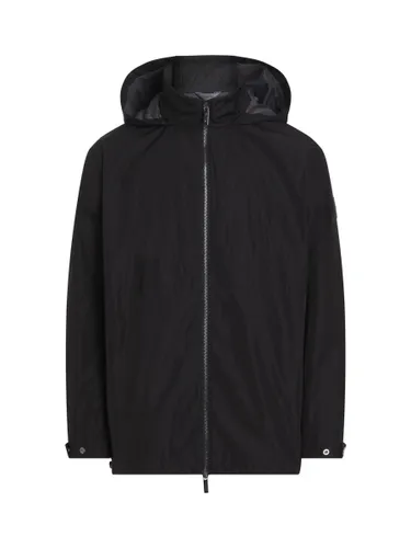 Calvin Klein Modern Hooded Windbreaker Jacket, Ck Black - Ck Black - Male