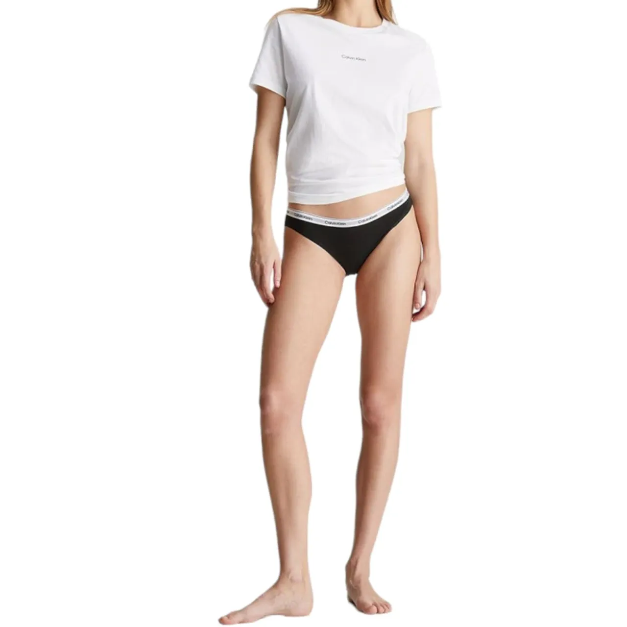 Calvin Klein , Modern Logo Cotton Underwear ,Black female, Sizes: