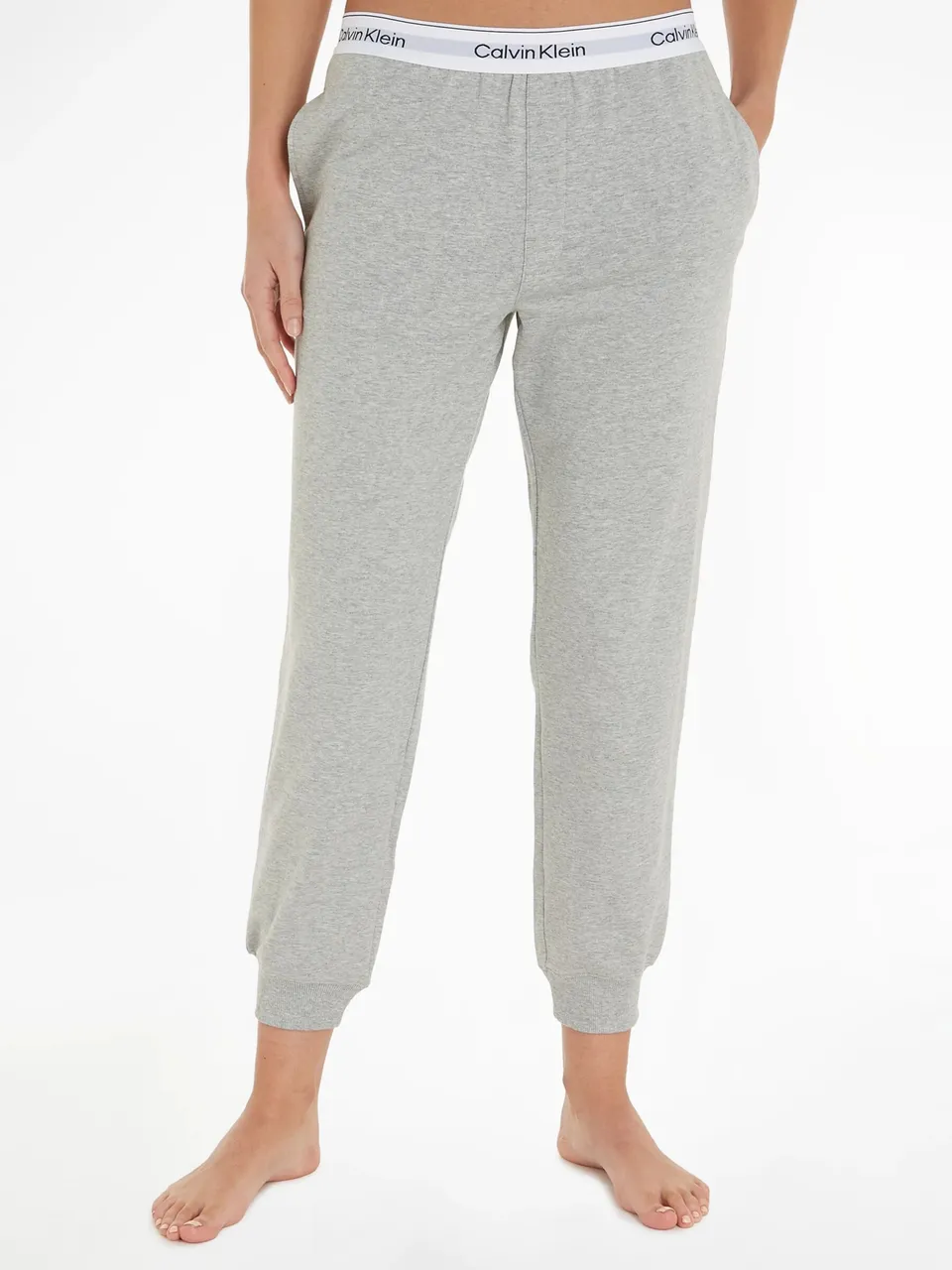 Calvin Klein Modern Loungewear Joggers - Grey - Female