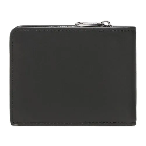 Calvin Klein , Modern Plaque Bifold Wallet Black ,Black male, Sizes: ONE SIZE