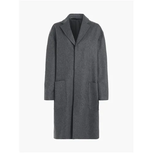 Calvin Klein Modern Wool Blend Coat - Grey
