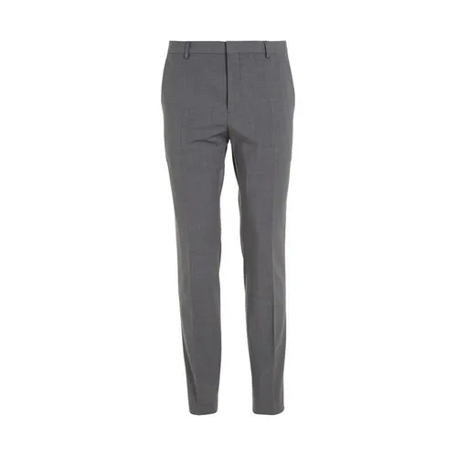 Calvin Klein Modern Wool Blend Pants - Grey