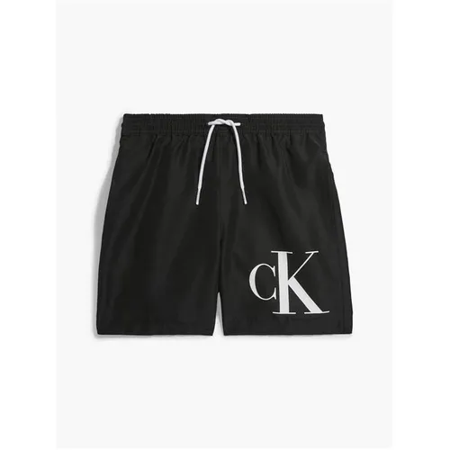 Calvin Klein Monogram Boys Swim Shorts - Black