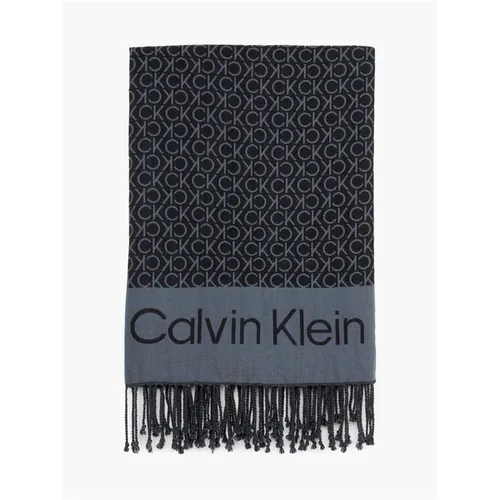 Calvin Klein Monogram Scarf - Black