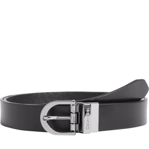 Calvin Klein , Must RD Buckle Rev 2.5 Belt ,Black female, Sizes: