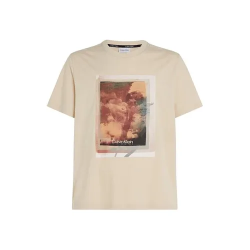 Calvin Klein Photo Print T-Shirt - Beige