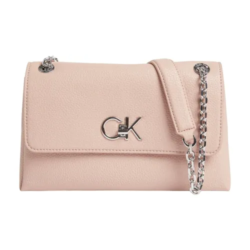 Calvin Klein , Pink Cross Body Bag - Re-Lock Style ,Pink female, Sizes: ONE SIZE