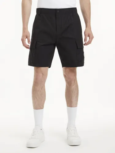 Calvin Klein Plain Utility Shorts, Ck Black - Ck Black - Male