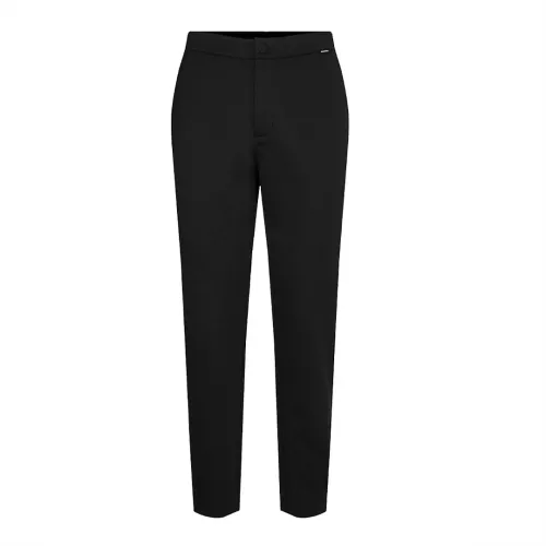 Calvin Klein , Polyester Fuselee Pants ,Black male, Sizes: