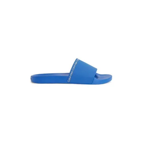 Calvin Klein Pool Slide Rubber - Blue