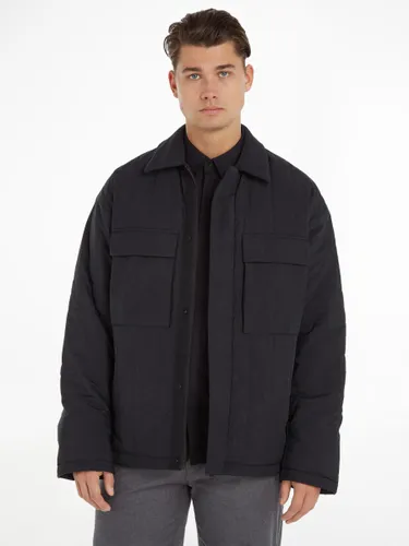 Calvin Klein Quilted Utility Jacket, CK Black - CK Black - Male