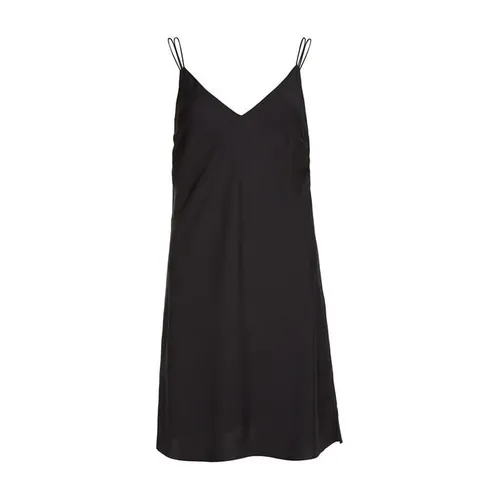 CALVIN KLEIN Recycled Iconic Slip Dress - Black