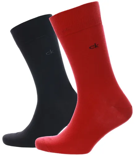 Calvin Klein Red 2 Pack Crew Knitted Sock