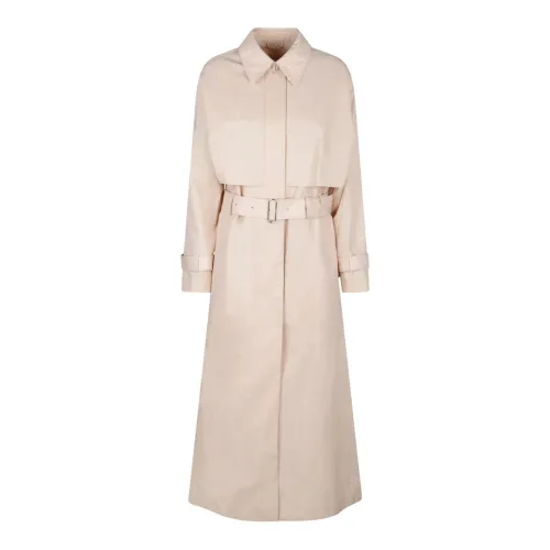 Calvin Klein , Sandstone Beige Trench Coat ,Beige female, Sizes: