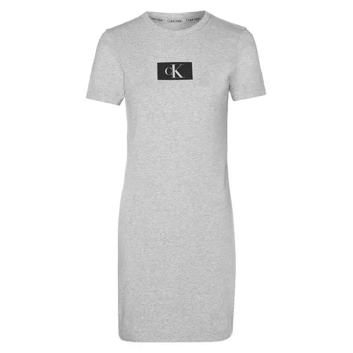 Calvin Klein Short Sleeve Night Dress - Grey