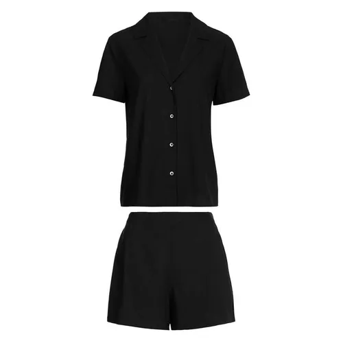 Calvin Klein Short Sleeve Pyjama Set - Black