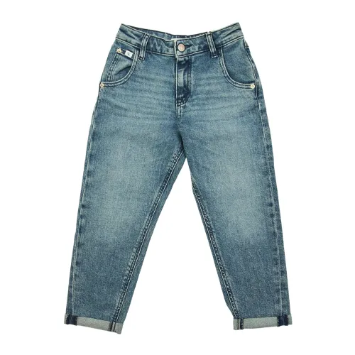 Calvin Klein , Slim Fit Kids Jeans Blue ,Blue female, Sizes: