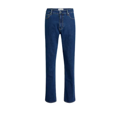 Calvin Klein , Slim Fit Mens Denim Jeans ,Blue male, Sizes: