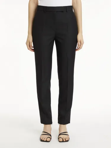 Calvin Klein Slim Fit Tailored Trousers, Black - Black - Female