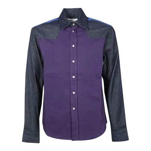 Calvin Klein , Sophisticated Shirt for Every Occasion ,Purple male, Sizes: