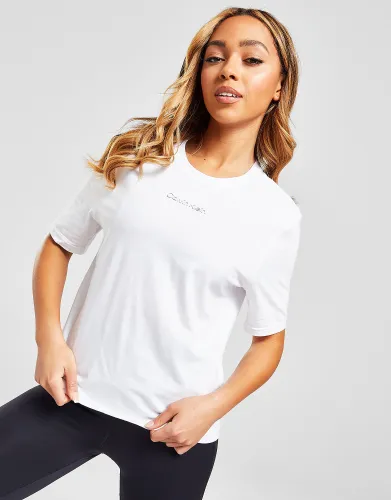 Calvin Klein Sport Logo T-Shirt - White - Womens