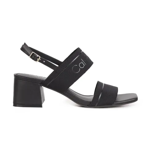 Calvin Klein , Squared Sandals ,Black female, Sizes: