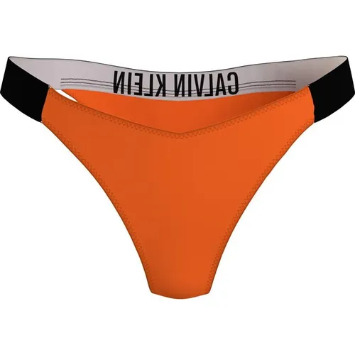 Calvin Klein String Side Tie Cheeky Bikini Briefs - Orange