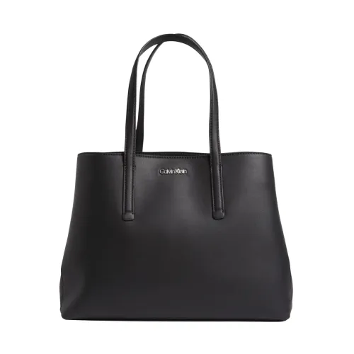 Calvin Klein , Stylish Black Tote Bag for Women ,Black female, Sizes: ONE SIZE