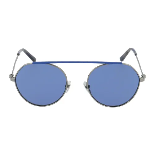 Calvin Klein , Stylish Ck19149S Sunglasses for Summer ,Blue male, Sizes: