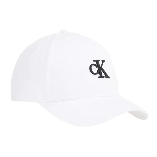 Calvin Klein , Summer Cotton Visor Hat ,White male, Sizes: ONE