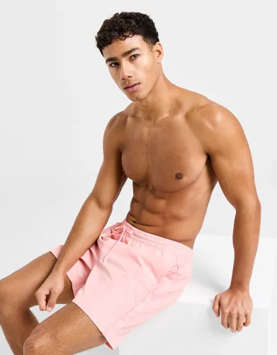 Calvin Klein Swim Tape Swim Shorts - Pink - Mens