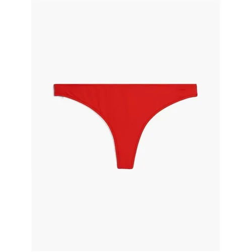Calvin Klein Thong Bikini Bottoms - Red