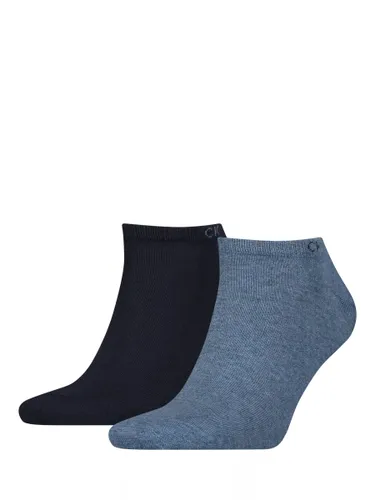 Calvin Klein Trainer Socks, Pack of 2 - 005 Denim Melange - Male