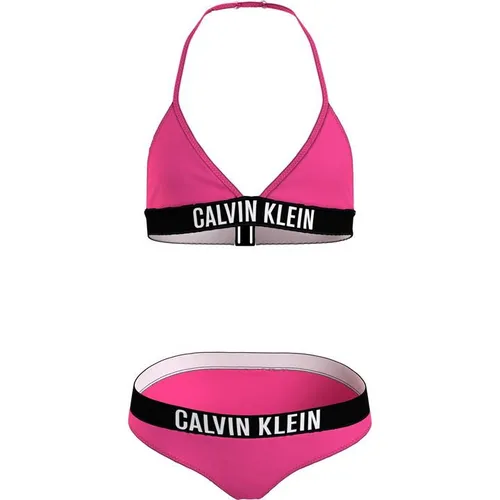 Calvin Klein Triangle Bikini Set - Pink