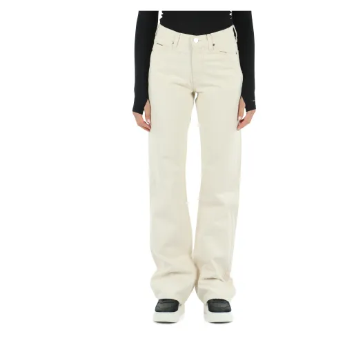 Calvin Klein , Trousers ,Beige female, Sizes: