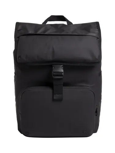 Calvin Klein Ultralight Flap Backpack, Black - Black - Unisex