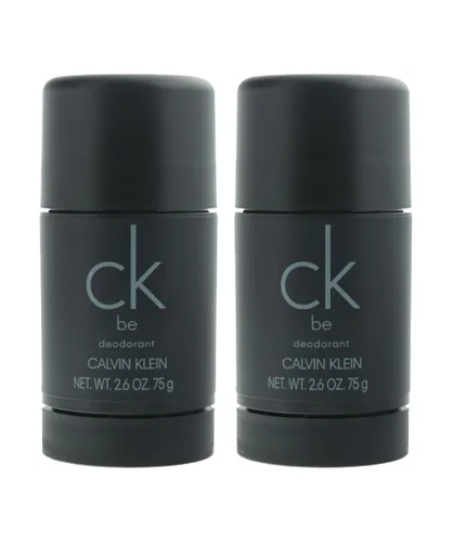 Calvin Klein Unisex CK Be Deodorant Stick 75g x 2 - One Size