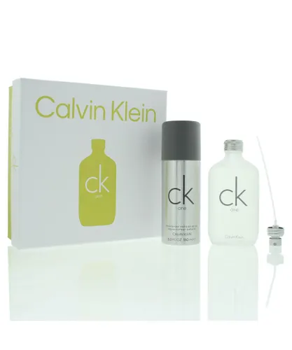 Calvin Klein Unisex Ck One Eau de Toilette 100ml + Deodorant Spray 150ml Gift Set - One Size