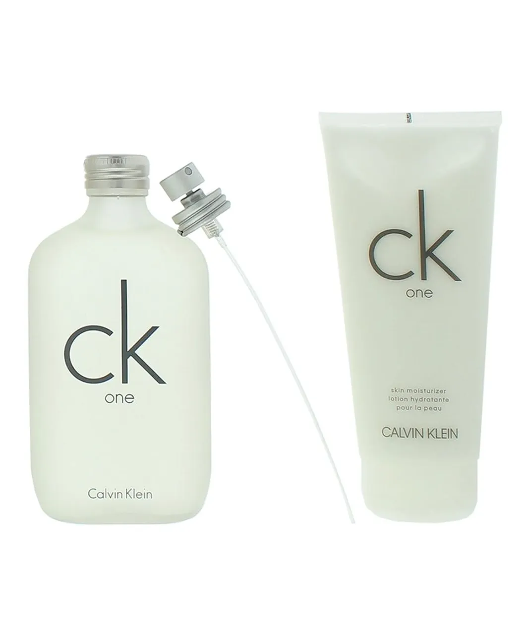 Calvin Klein Unisex Ck One Eau De Toilette 200ml + Body Lotion Gift Set - Green - One Size