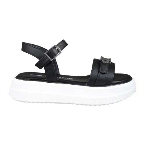 Calvin Klein , V3A2 80832 0371999 Sandals ,Black female, Sizes: