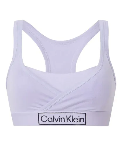 Calvin Klein Womens 000QF6752E Reimagined Heritage Maternity Bralette - Purple