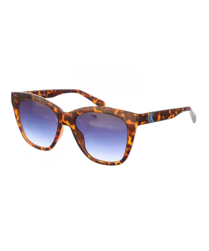 Calvin Klein Womens Butterfly-shaped acetate sunglasses CKJ22608S women - Brown - One