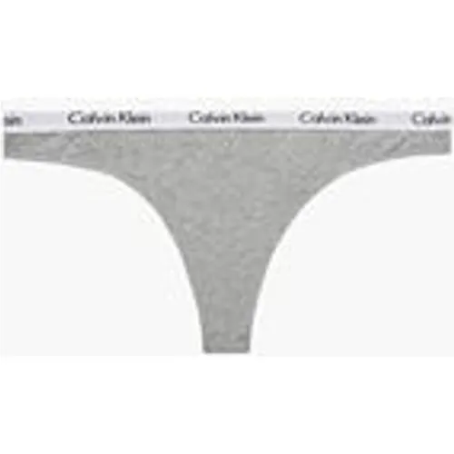 Calvin Klein Women's Carousel Thong in Grey Heather