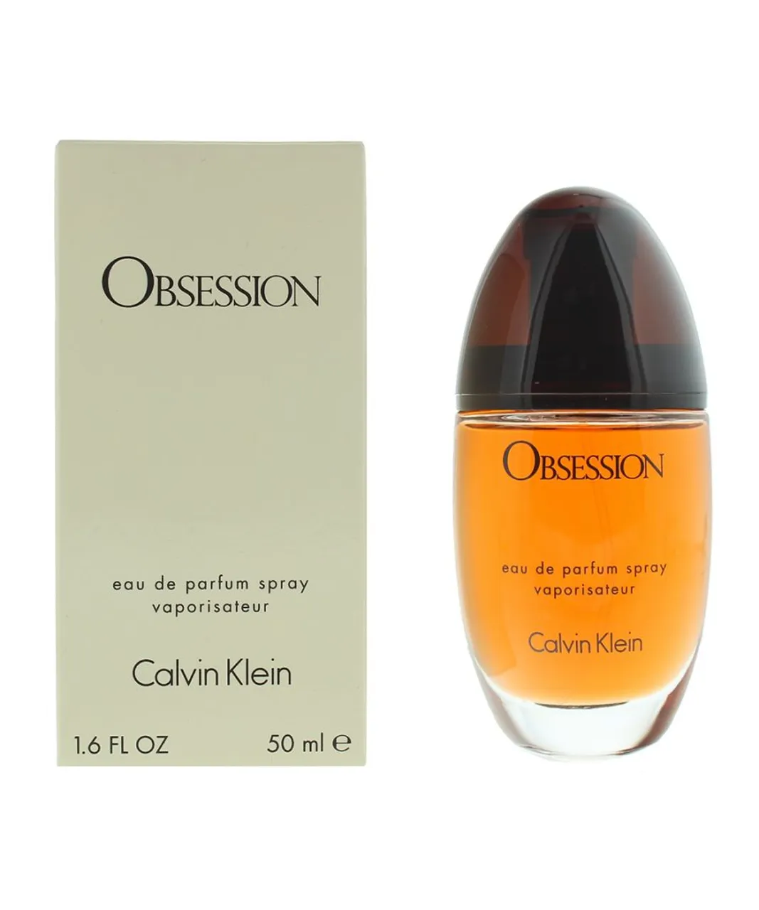 Calvin Klein Womens Obsession Eau de Parfum 50ml Spray For Her - Green - One Size
